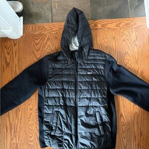 Roots Men's Black Quilted Puffer Jacket